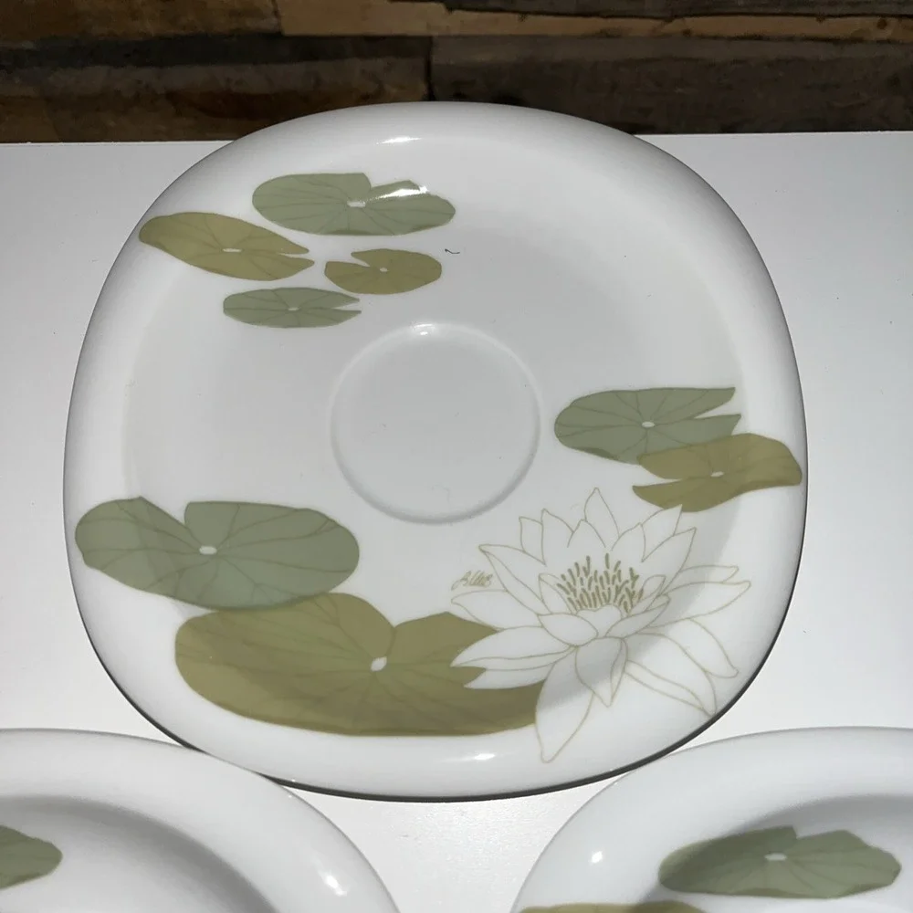 Timo Sarpaneva for Rosenthal. Rare Suomi porcelain 3 ~ Side plates, 1970s- 1980s